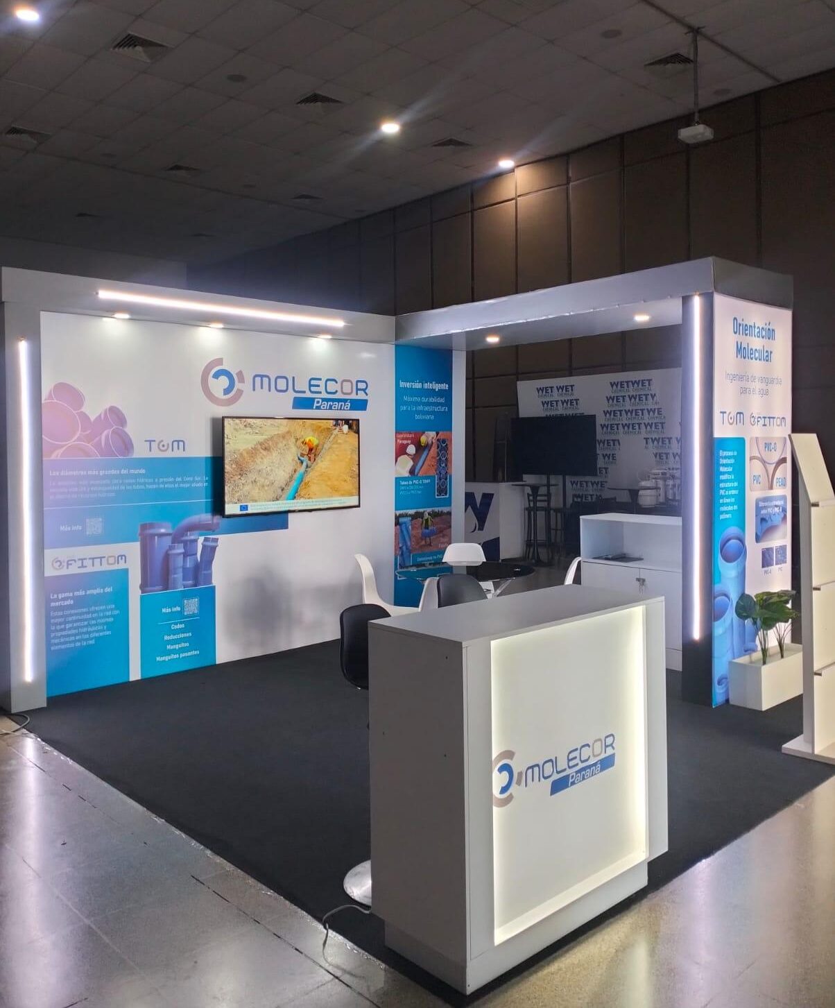Stand Molecor Paraná en Expoagua 2026